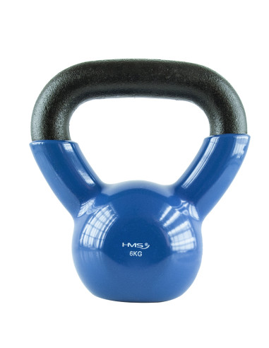 BLUE KETTLEBELL AUS GUSSEISEN MIT VINYLBESCHICHTUNG HMS