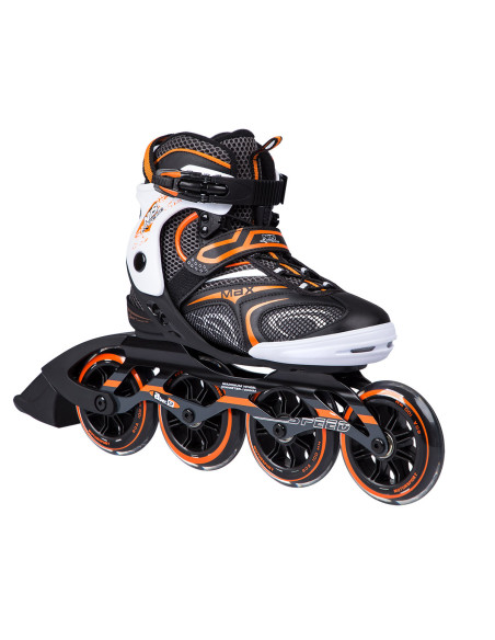 S SCHWARZ-ORANGE GRÖßE 39 INLINER NILS EXTREME