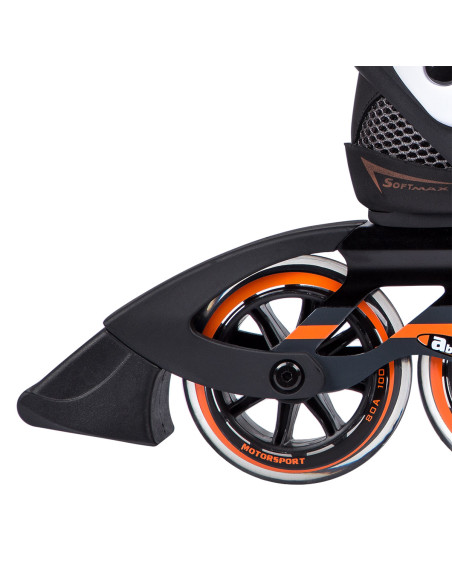 S SCHWARZ-ORANGE GRÖßE 41 INLINER NILS EXTREME