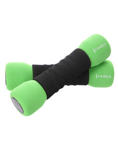 GRÜNE WEICHE KURZHANTELN 2 x 1.5 KG HMS 2