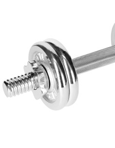 KURZHANTELN IM KOFFER 2 x 7,5 KG CHROME HMS 2