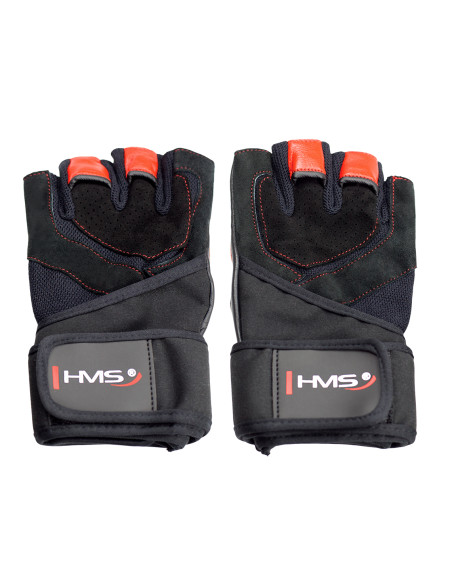BLACK/RED GRÖßE M TRAININGSHANDSCHUHE HMS