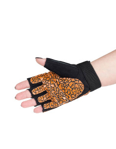 ORANGE/GRAY GRÖßE S TRAININGSHANDSCHUHE HMS