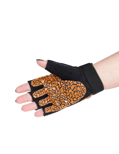 ORANGE/GRAY GRÖßE M TRAININGSHANDSCHUHE HMS