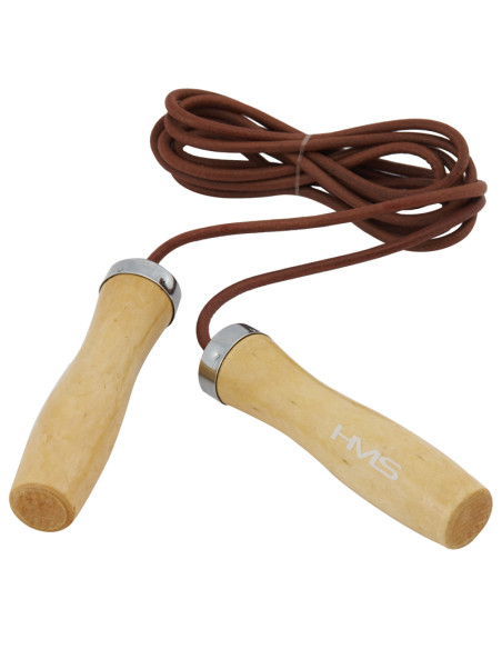 SPRINGSEIL AUS LEDER + GRIFFE AUS HOLZ HMS