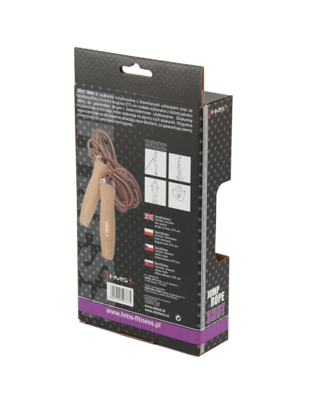 SPRINGSEIL AUS LEDER + GRIFFE AUS HOLZ HMS