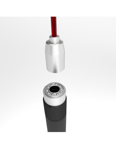 BLACK/RED SCHNELLES SPRINGSEIL HMS PREMIUM