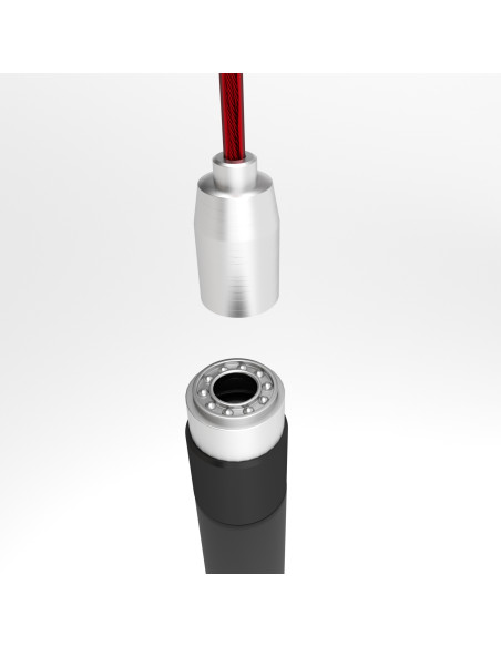 BLACK/RED SCHNELLES SPRINGSEIL HMS PREMIUM