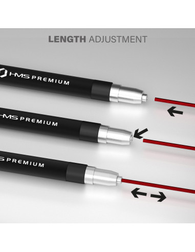 BLACK/RED SCHNELLES SPRINGSEIL HMS PREMIUM