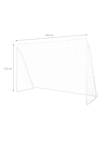 TORNETZ FÜR FUßBALL 1820x1220x600 mm NILS