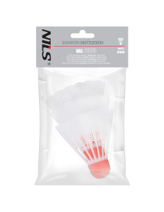 BADMINTONBÄLLE NYLON 3 STK. NILS 2