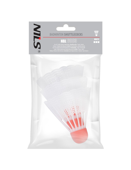 BADMINTONBÄLLE NYLON 3 STK. NILS