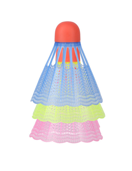 BADMINTONBÄLLE NYLON MULTICOLOR 3 STK. NILS