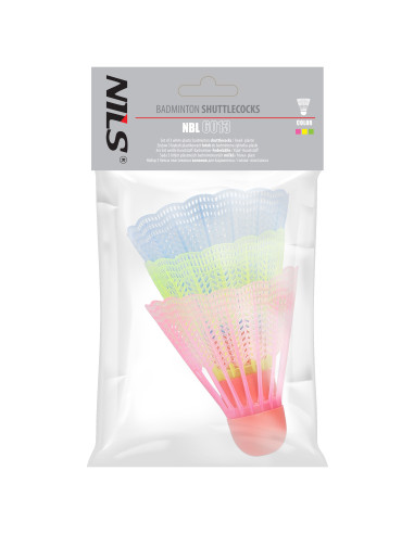BADMINTONBÄLLE NYLON MULTICOLOR 3 STK. NILS