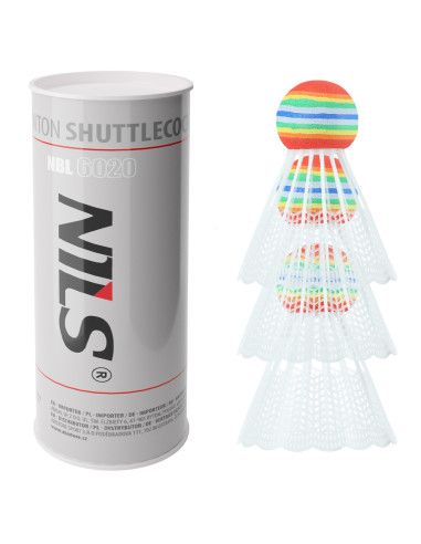 BADMINTONBÄLLE NYLON NILS 3 ST.