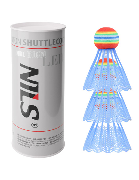 BADMINTONBALL NYLON LED 3 ST. NILS