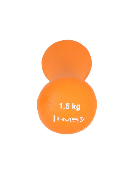KURZHANTEL AUS GUSSEISEN MIT NEOPRENBESCHICHTUNG 1.5 KG HMS