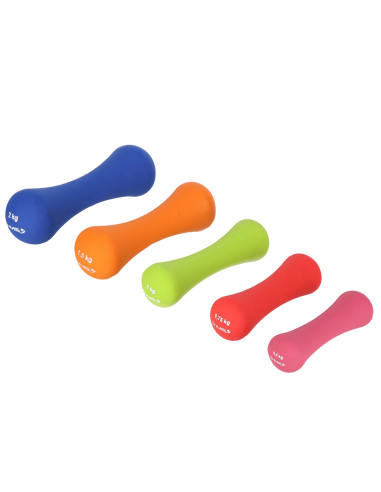 KURZHANTEL AUS GUSSEISEN MIT NEOPRENBESCHICHTUNG 2.0 KG HMS