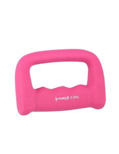 SCHLAGRING PINK GRIFFHANTEL AUS GUSSEISEN MIT NEOPRENBESCHICHTUNG 0.5 KG HMS 2