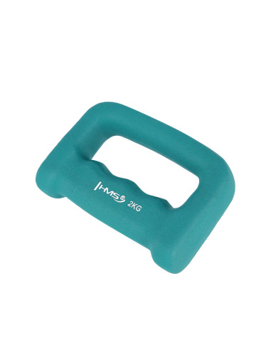 SCHLAGRING GREEN GRIFFHANTEL AUS GUSSEISEN MIT NEOPRENBESCHICHTUNG 2.0 KG HMS