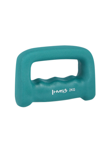 SCHLAGRING GREEN GRIFFHANTEL AUS GUSSEISEN MIT NEOPRENBESCHICHTUNG 2.0 KG HMS