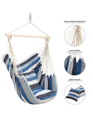 BLAU HÄNGESESSEL NILS CAMP