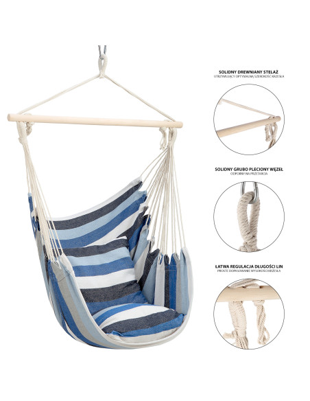 BLAU HÄNGESESSEL NILS CAMP