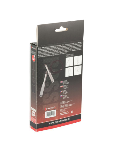 ROT/SCHWARZ SCHNELLES SPRINGSEIL AUS ALUMINIUM HMS