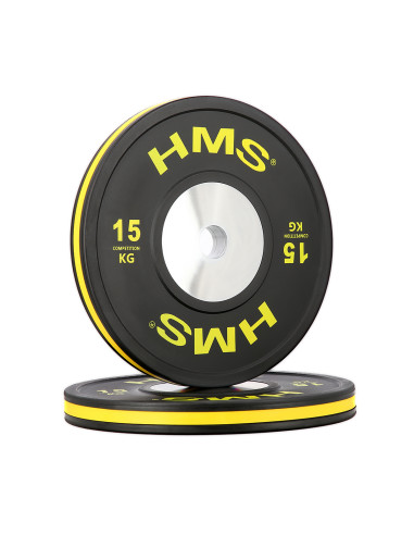 SET (8 STK.) SET MIT OLYMPIA-HANTELSCHEIBEN BUMPER HMS