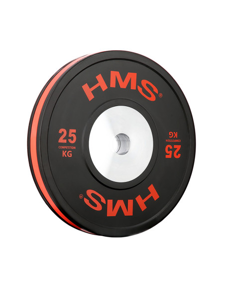 SET (8 STK.) SET MIT OLYMPIA-HANTELSCHEIBEN BUMPER HMS