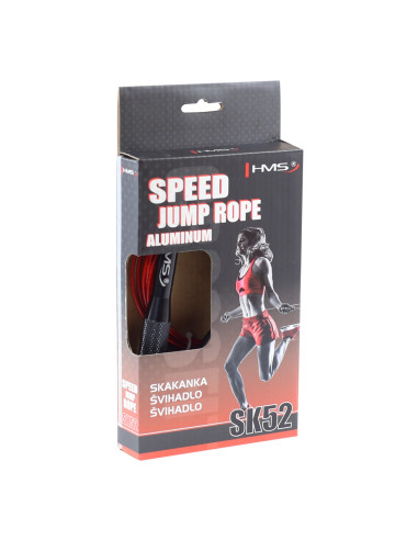 ROT/SCHWARZ SCHNELLES SPRINGSEIL AUS ALUMINIUM HMS