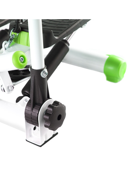 GRÜN-WEIßER STEPPER MIT BEWEGLICHEN HEBELARMEN UND EXPANDERN HMS