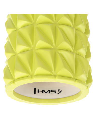 LIMETTENGRÜN 45CM FITNESSROLLE / MASSAGEROLLE HMS