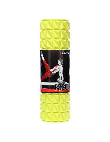 LIMETTENGRÜN 45CM FITNESSROLLE / MASSAGEROLLE HMS