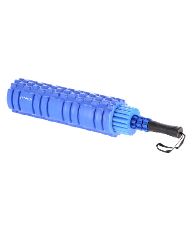 BLUE MASSAGEROLLE AUS SCHAUMSTOFF / MASSAGEROLLE 3-IN-1 HMS