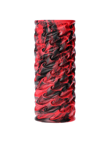 ROT-SCHWARZ 33 CM FITNESSROLLE / MASSAGEROLLE HMS