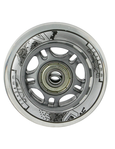 70x24 82A TRANSPARENT (4 Stk.) + ABEC-7 (8 Stk.) SET NILS EXTREME