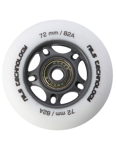 72x24 82A WEIß MATT (4 St.) + ABEC-9 (8 St.) SET NILS EXTREME