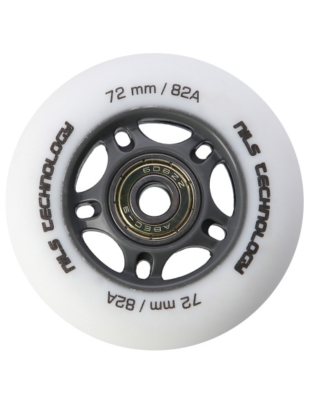 72x24 82A WEIß MATT (4 St.) + ABEC-9 (8 St.) SET NILS EXTREME