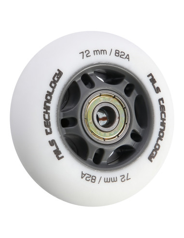 72x24 82A WEIß MATT (4 St.) + ABEC-9 (8 St.) SET NILS EXTREME