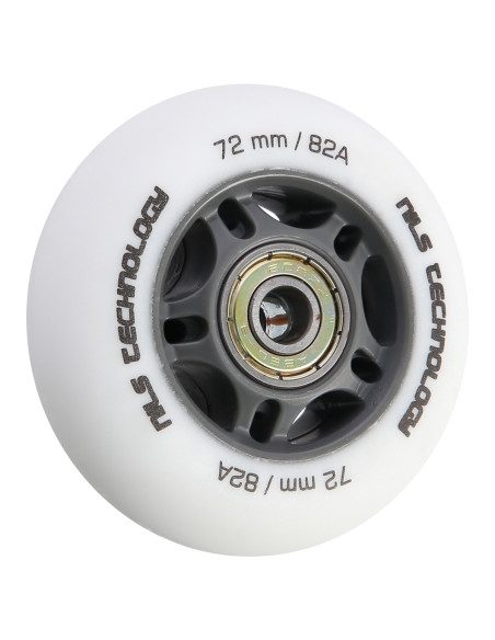 72x24 82A WEIß MATT (4 St.) + ABEC-9 (8 St.) SET NILS EXTREME