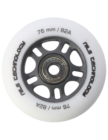 76x24 82A WEIß MATT (4 STK.) + ABEC-9 (8 STK.) SET NILS EXTREME