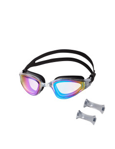 SCHWARZ / RAINBOW SCHWIMMBRILLE NILS AQUA 2