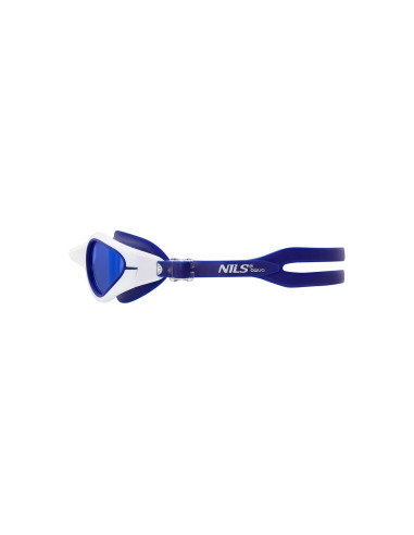 BLAU / WEIß SCHWIMMBRILLE NILS AQUA