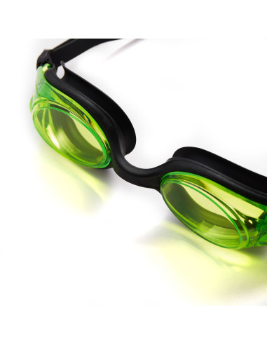 SCHWARZ / GRÜN SCHWIMMBRILLE NILS AQUA