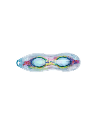 BLAU BLUMEN JUNIOR SCHWIMMBRILLE NILS AQUA