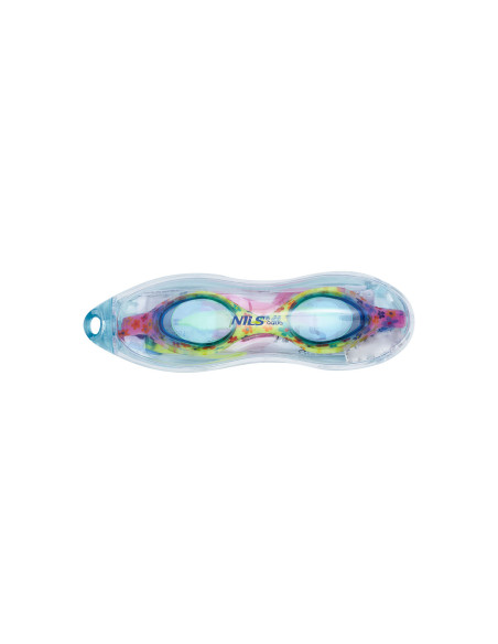 BLAU BLUMEN JUNIOR SCHWIMMBRILLE NILS AQUA
