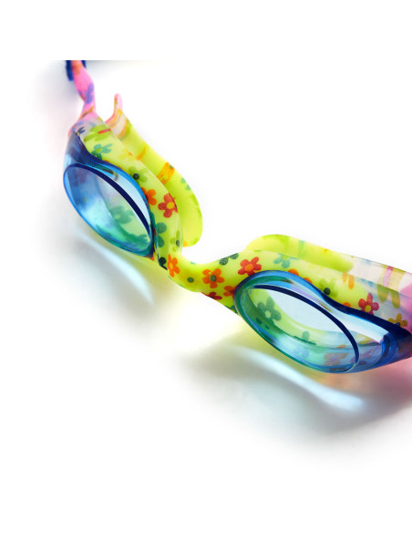 BLAU BLUMEN JUNIOR SCHWIMMBRILLE NILS AQUA
