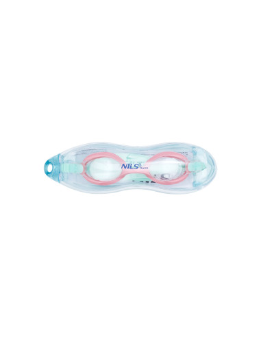 BLAU/ROSA SCHWIMMBRILLE FÜR KINDER NILS AQUA