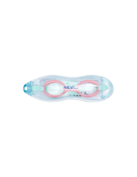 BLAU/ROSA SCHWIMMBRILLE FÜR KINDER NILS AQUA